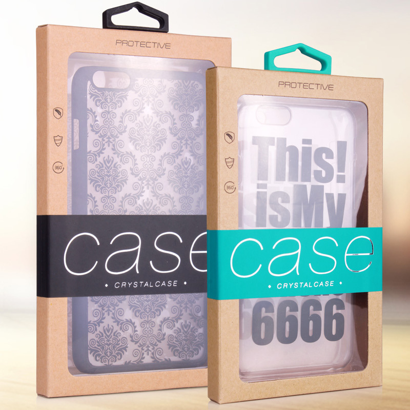 Ecofriendly Retail Packaging Phone Case Box Packaging with bubblewrap