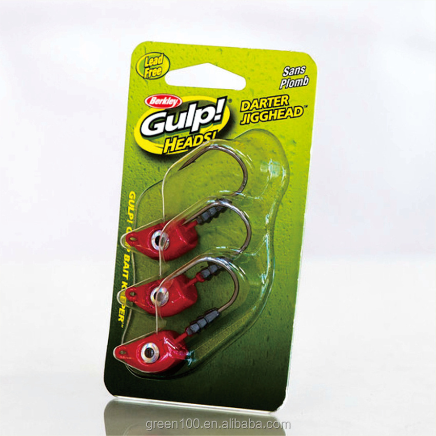 Plastic Hard Fishing Bait Blister Clamshell Packaging for Artificial Fishing Lure