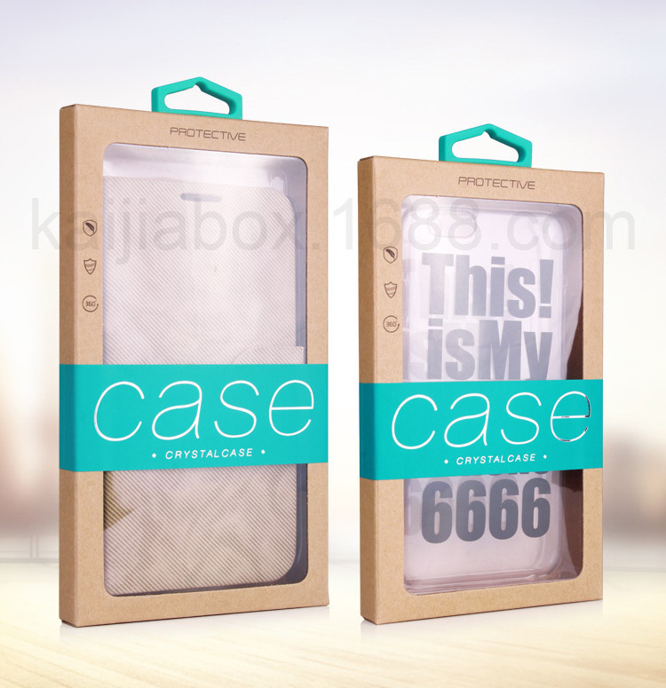 Ecofriendly Retail Packaging Phone Case Box Packaging with bubblewrap