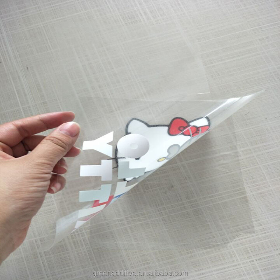 0.24m*30m PET transfer picture transparent film crystal film for dark color eco solvent heat transfer rhinestone paper