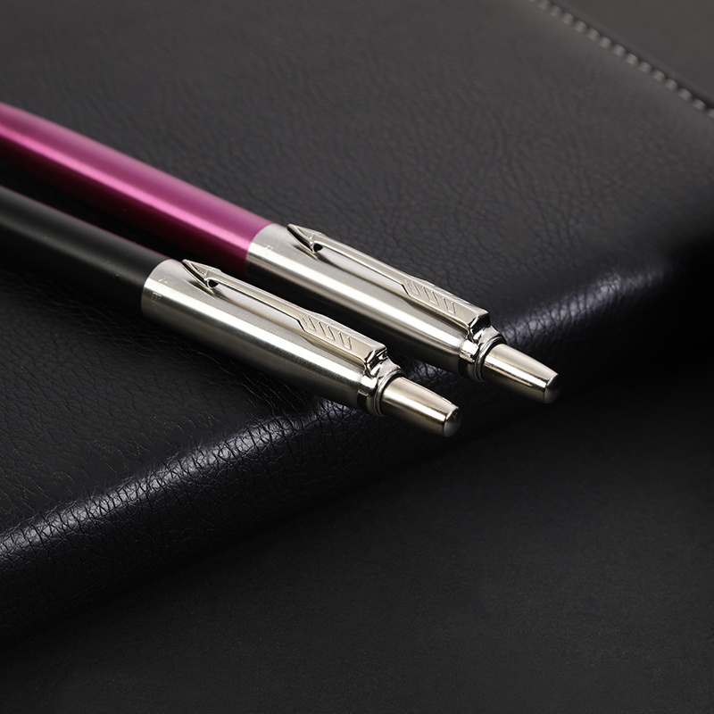 2024 new style parker jotter pen black ink parker pen original metal steel ballpoint pen with custom LOGO