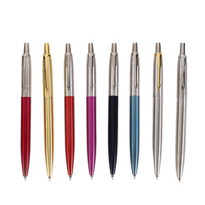 2024 new style parker jotter pen black ink parker pen original metal steel ballpoint pen with custom LOGO