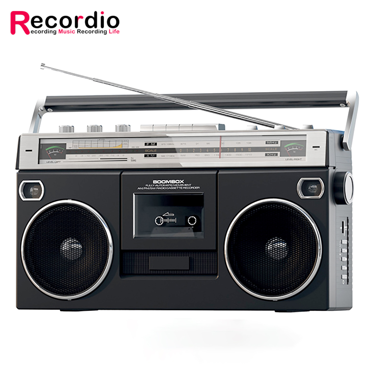 GAS-RD80 Tape player tape recorder old-fashioned nostalgic 80s retro stereo cassette recorder radio