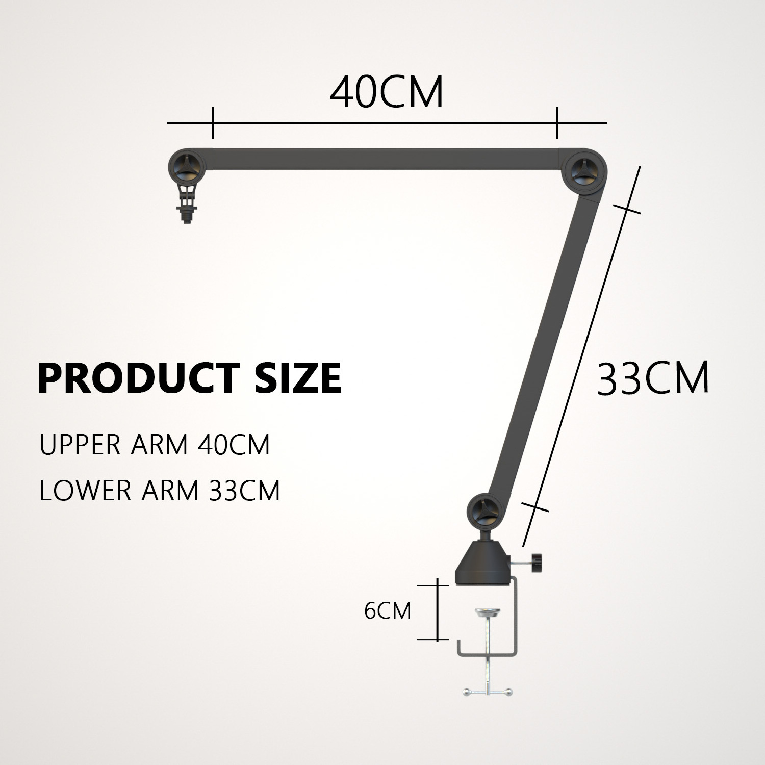 GAZ-50 Adjustable Microphone Stand Scissor Arm Studio Desk Table Professional Podcasting Mic Microphone Stand Holder