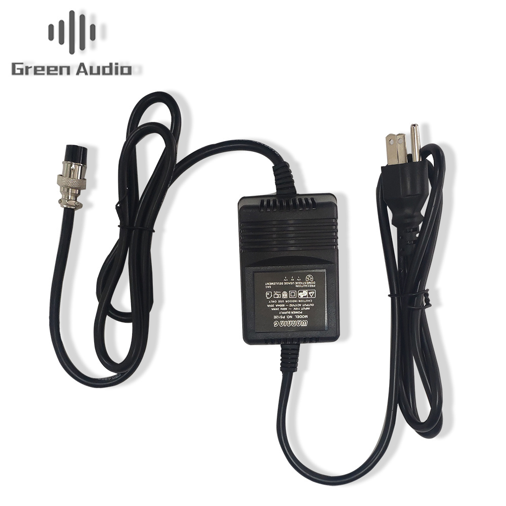 Mixing Console Mixer Power Supply AC Adapter 3-pin Connector GAZ-DC04 18V 350ma 110V Input US Plug AC 110V50HZ 16W Plug in