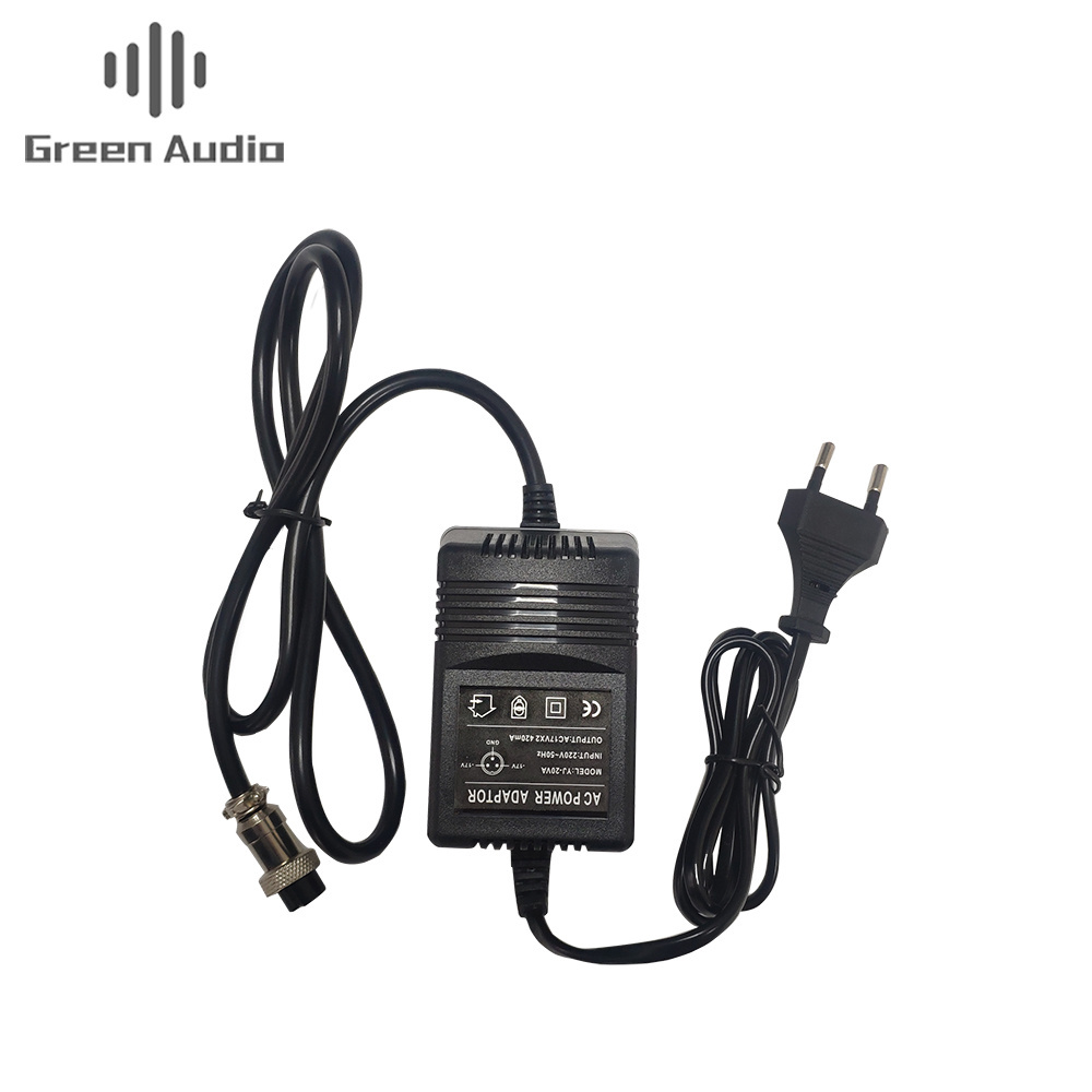 Mixing Console Mixer Power Supply AC Adapter 3-pin Connector GAZ-DC04 18V 350ma 110V Input US Plug AC 110V50HZ 16W Plug in