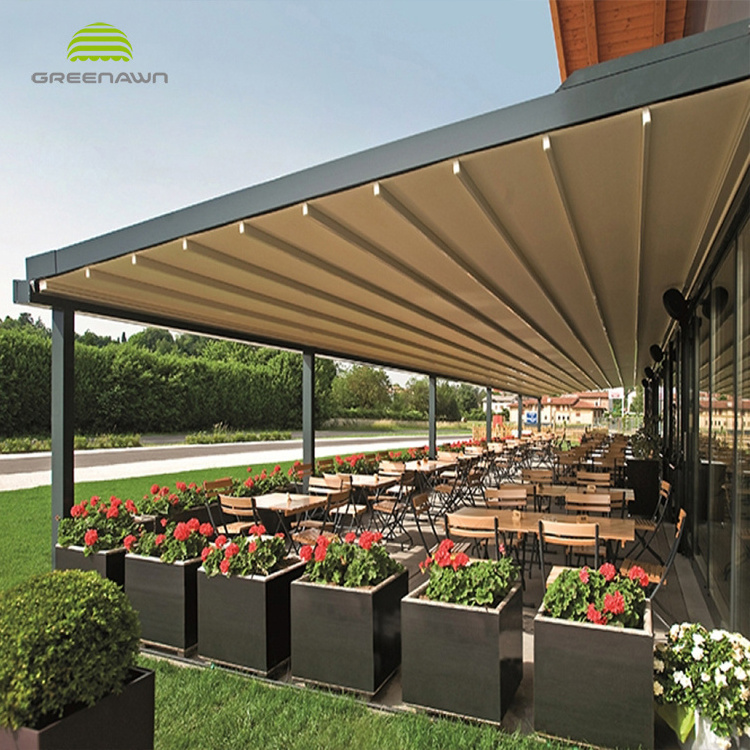 Canopy Metal Opening Sunshade Gazebo The Louvre Louvered Motorized Retractable Pergola Awning Roof