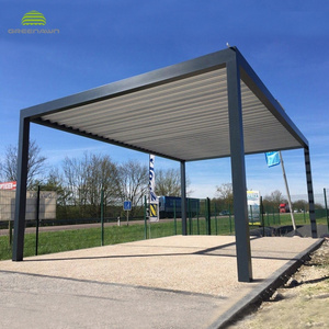 High Quality Modern Motorised Pergola Arbours Aluminium Outdoor Gazebo For Paito