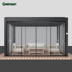 Wall Mounted Decking Louver Roof Garden Gazebo Pergola Outdoor