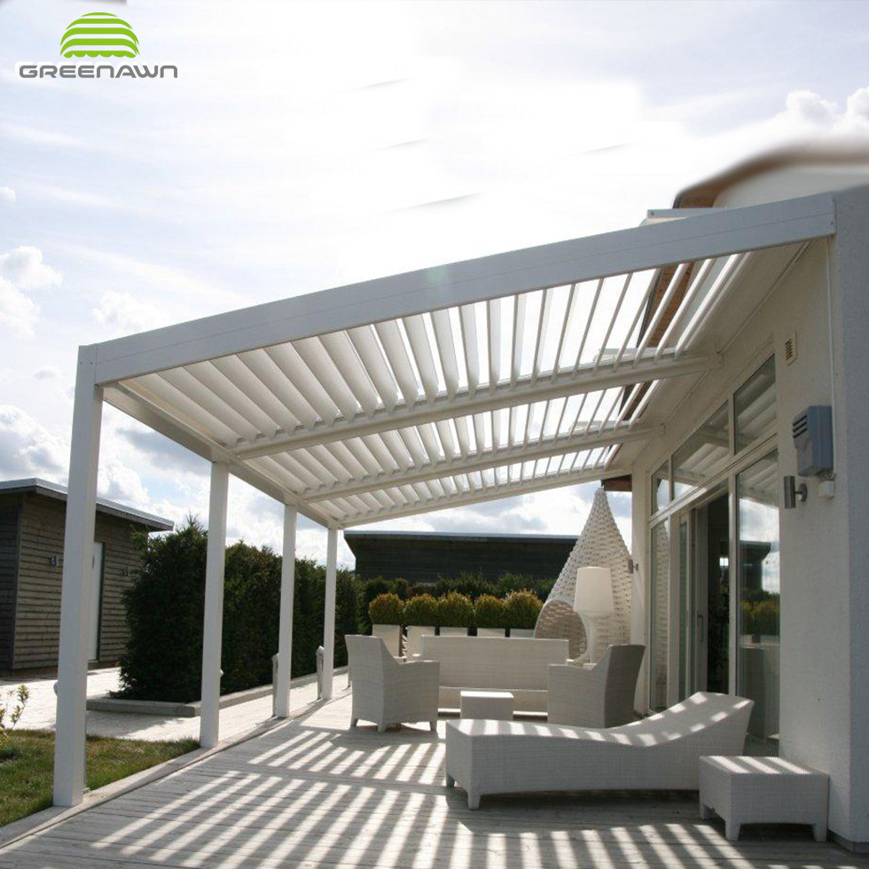 Aluminium Pergola Louver Motorised Aluminium Pergola Gazebo Outdoor