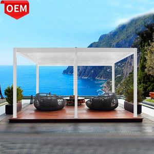 aluminum motorized pergola kits aluminium pergola 6x5m with kitchen