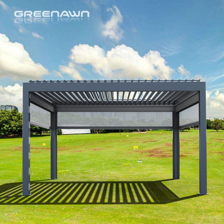 solar outdoor gazebo alluminio 13x13ft garden gazebo 12 x 20