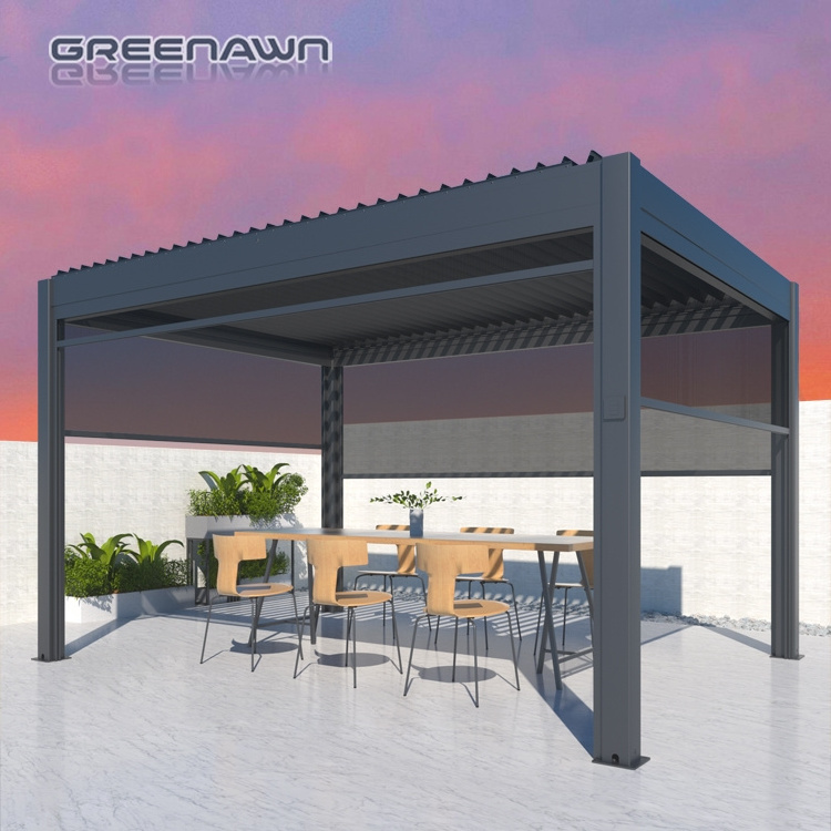 pergola aluminium outdoor for solar panels