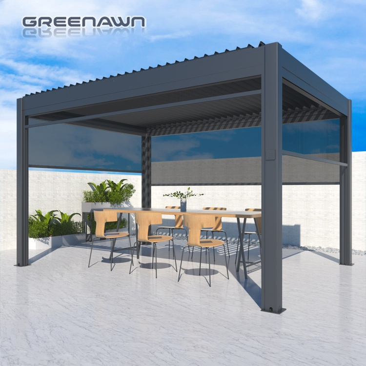 pergola aluminium outdoor for solar panels