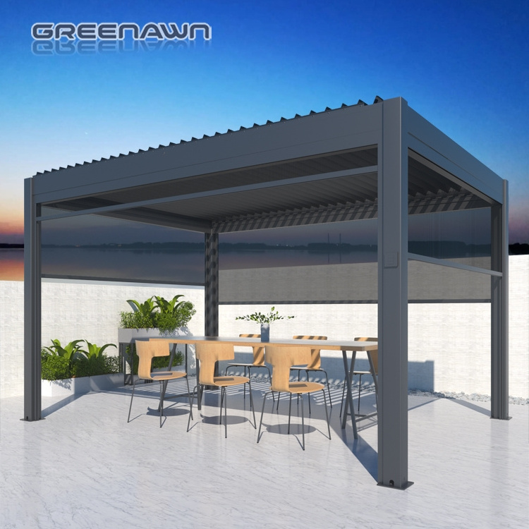 pergola aluminium outdoor for solar panels