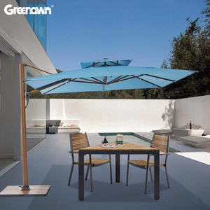 2024 Chinese Outdoor Leisure Patio Sun Cantilever Pool Umbrellas Garden Outdoor Roman Umbrella with logo