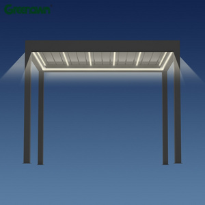 OEM Factory Customized Waterproof Sustainable ECO FRIENDLY Chinese Patio Pergola Cover Balcony Metal Gazebo