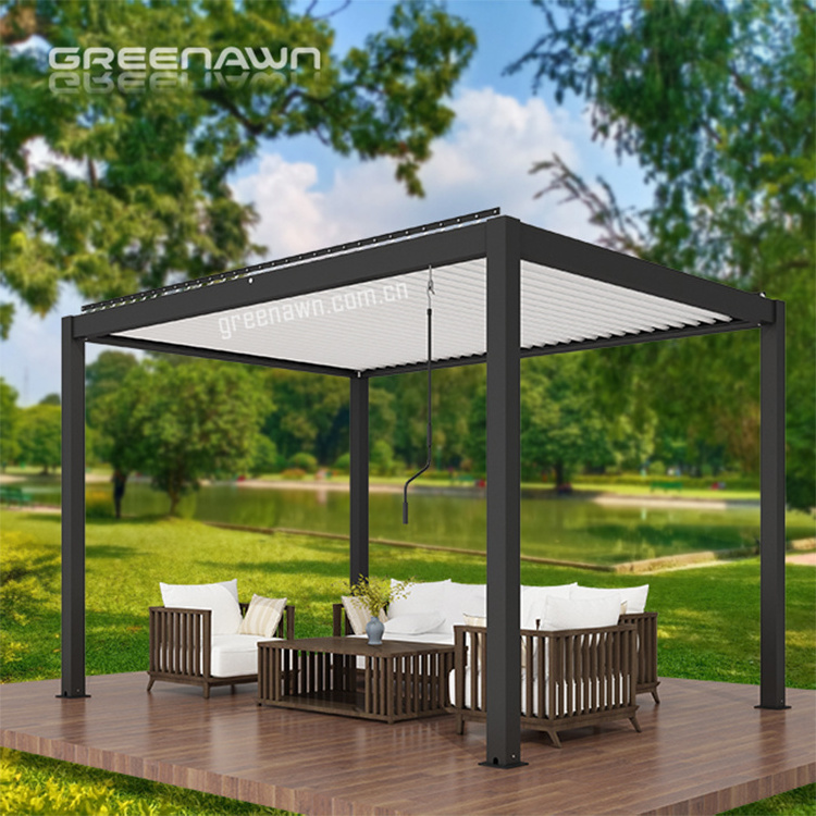 Wholesale Commercial Aluminium Pergola Garden-Gazebo Outdoor Waterproof Spa Pool Gazebo