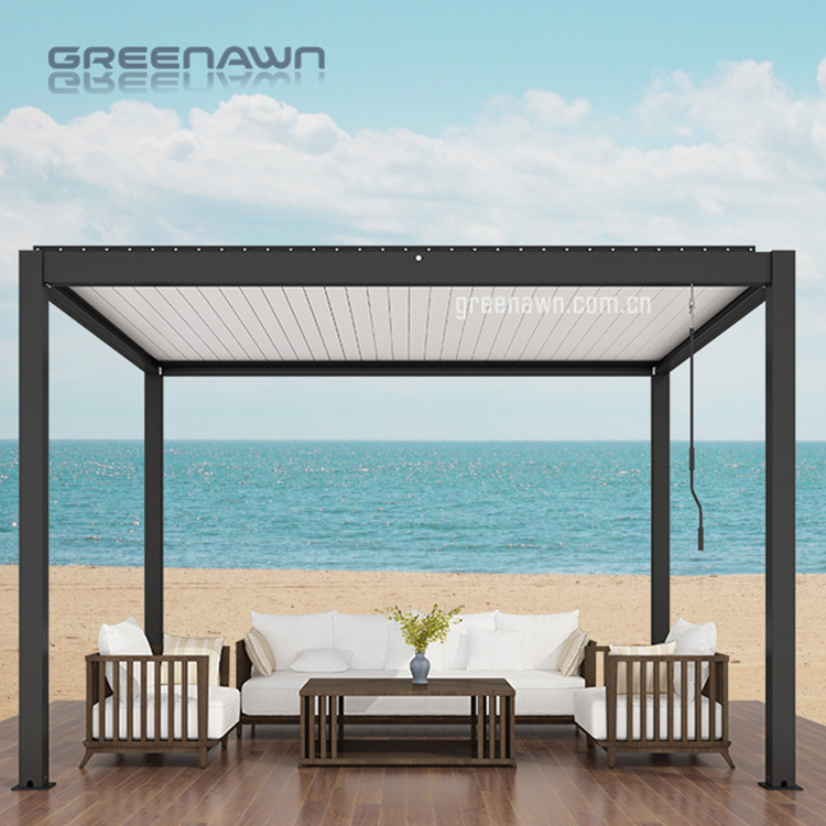 Wholesale Commercial Aluminium Pergola Garden-Gazebo Outdoor Waterproof Spa Pool Gazebo