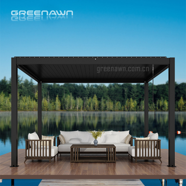 Wholesale Commercial Aluminium Pergola Garden-Gazebo Outdoor Waterproof Spa Pool Gazebo