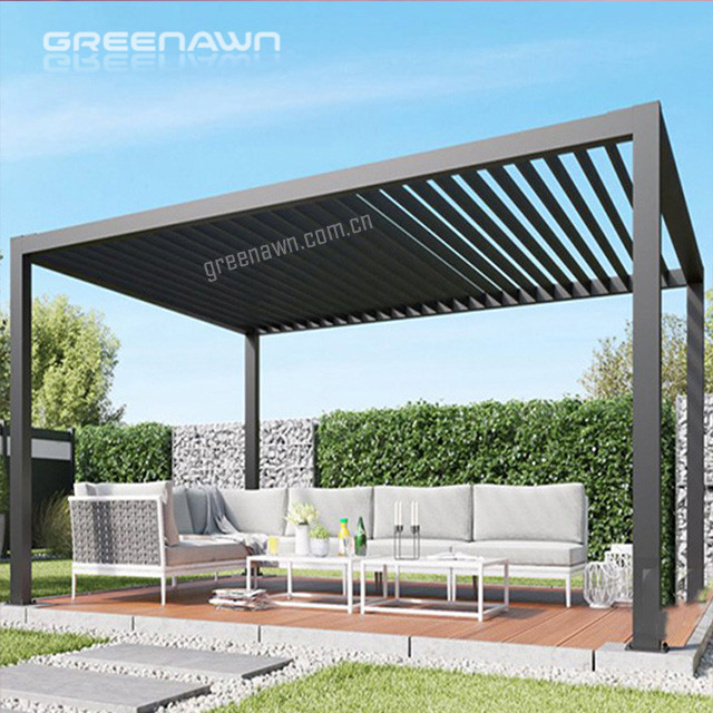 Factory Direct Aluminum Pergola With Retractable Pergola Roof Awning Aluminum Pergola And Carport