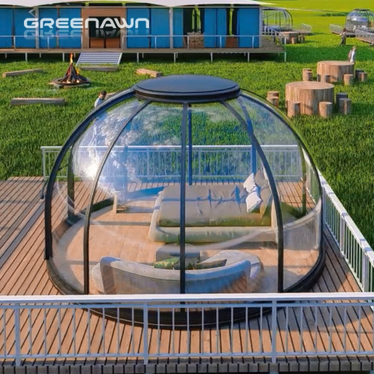 4-person Pc Plastic Transparent Igloo Clear Bubble Dome Tent House For Office