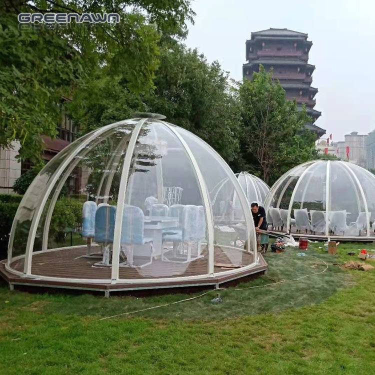 High Quality Sustainable Outdoor Summer Garden Igloo Dome Prefab House Kits Small Geodesic Tent Dome Home Price