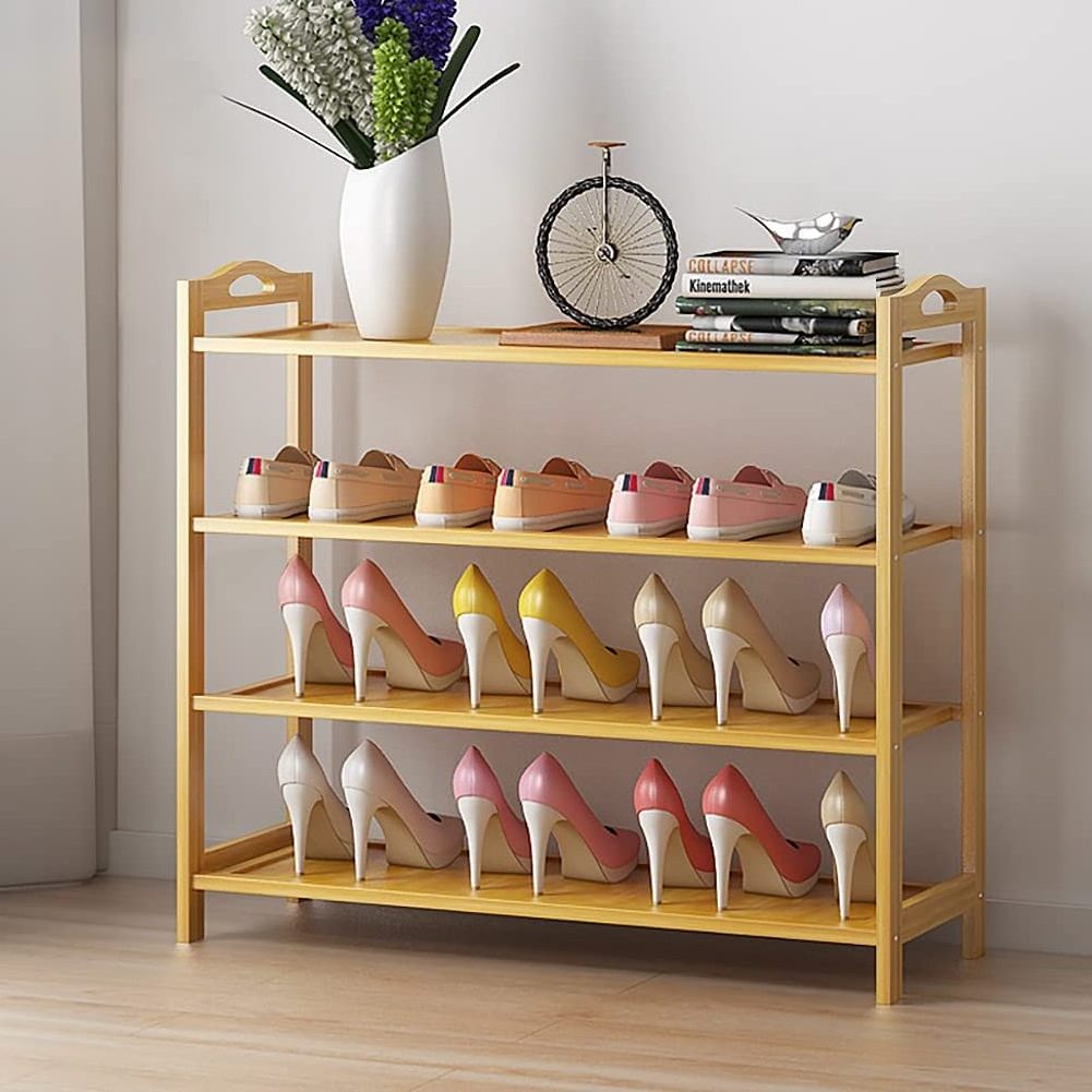 Factory Directly Sells Customized Solid Wood Home Multi-layer Outdoor Waterproof Boutique Shoe Rack