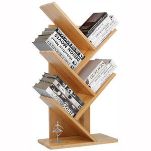 Professional Living Room Modern Book Store Furniture Bookshelves Bookcase Bamboo Book Shelf