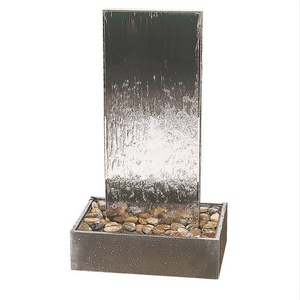 Best sale 304 stainless steel waterfall indoor fountain outside water fountain for outdoor garden