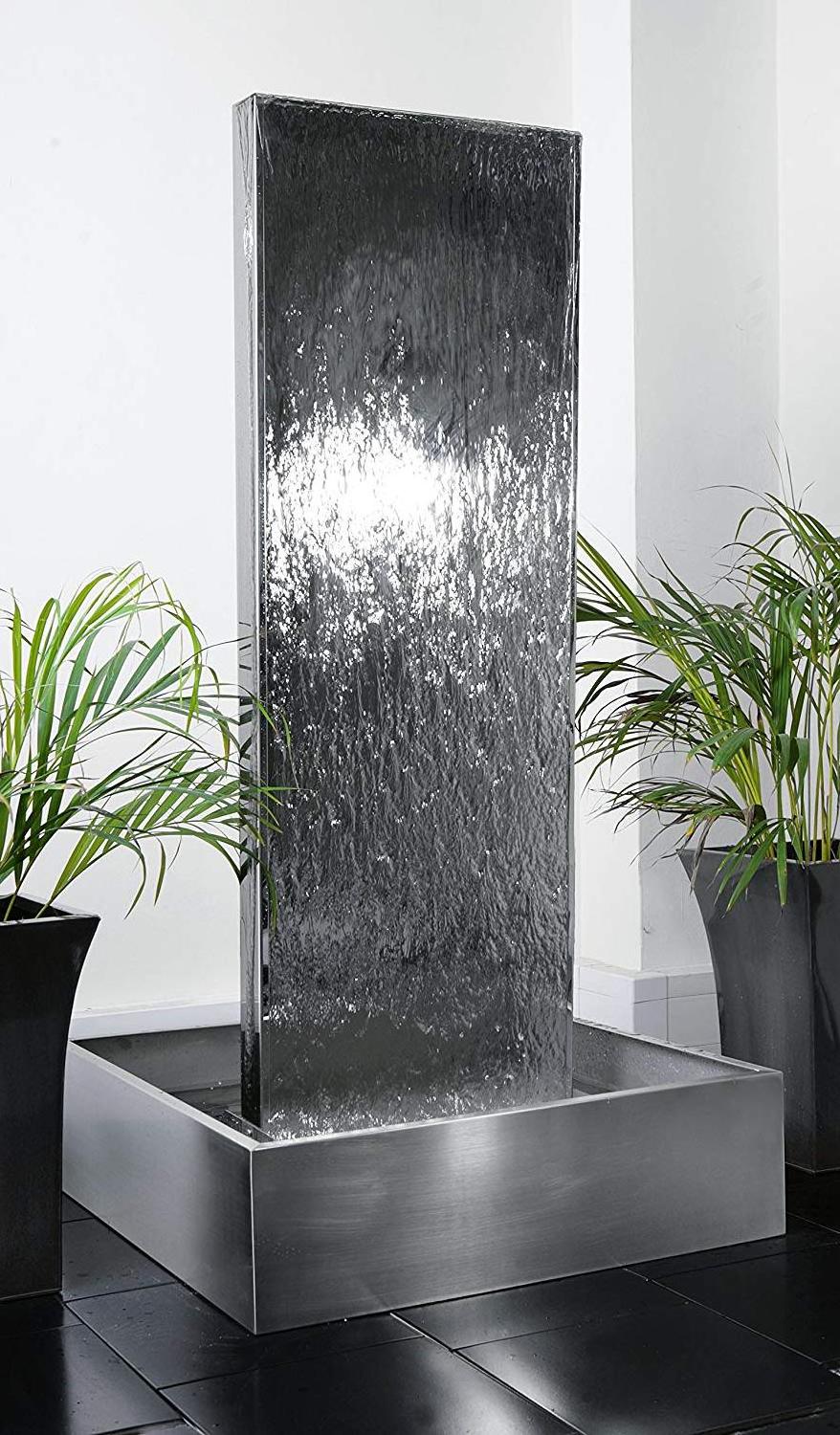 Best sale 304 stainless steel waterfall indoor fountain outside water fountain for outdoor garden