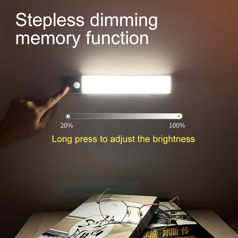 2022 New LED  Indoor Battery Operated Motion Sensor Light For Kitchen Stair Wardrobe