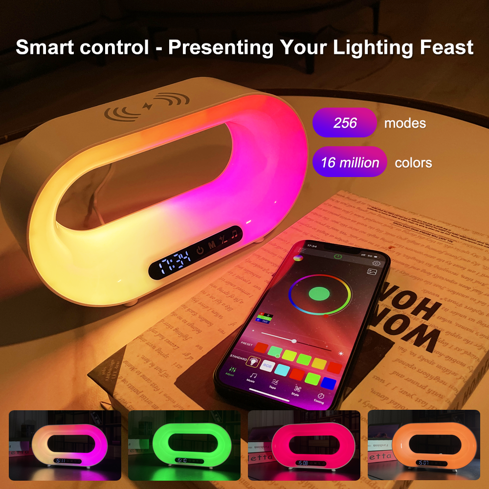 Wireless Charging Smart Ambient Lighting For Living Room