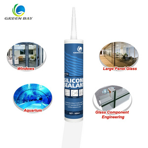 Green bay New Arrival Odorless Clear Transparent Mildew Resistance Waterproof GP Neutral Cure Silicone Sealant