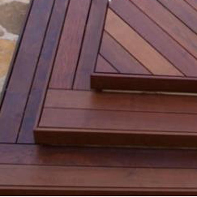 Hardwood Natural Brazil Outdoor IPE Wood Decking Outdoor Deck Tile Wood Flooring