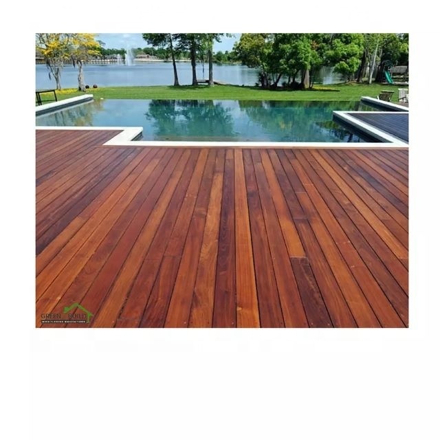 Hardwood Natural Brazil Outdoor IPE Wood Decking Outdoor Deck Tile Wood Flooring