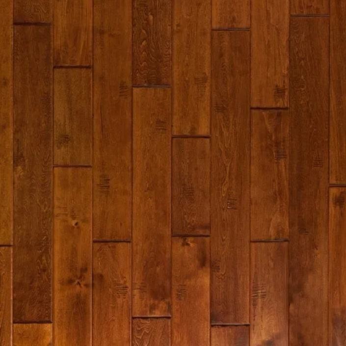 Hand scraped Natural Interior Maple Solid Wood Flooring