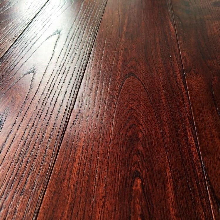 Dark Teak Wood Hardwood Solid Flooring