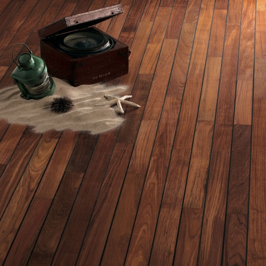 Latest Design Eco Friendly Smoked Burma Teak Hardwood Flooring