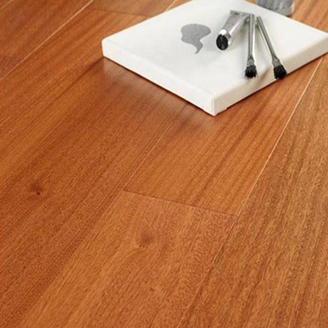 0 Formaldehyde Natural Sapele Soild wood Flooring