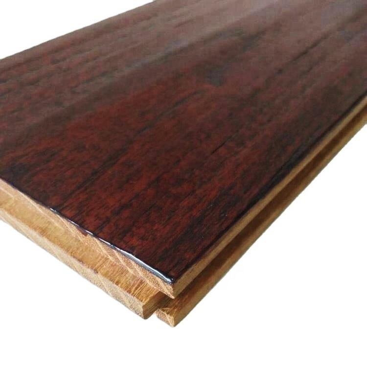 Dark Teak Wood Hardwood Solid Flooring