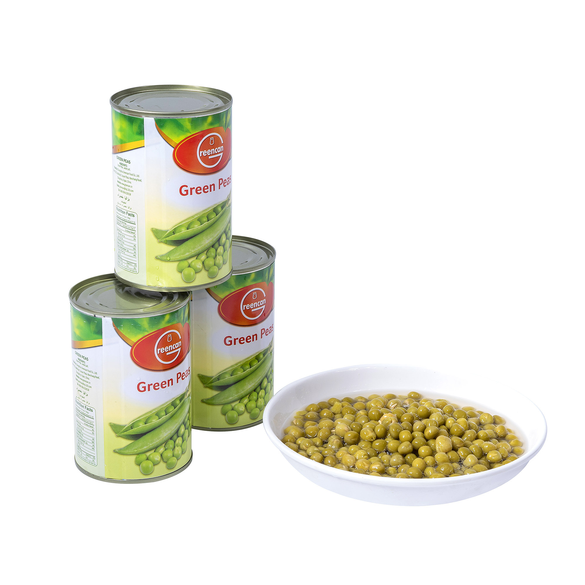 Hot Sale Shipping Fast Canned Beans Green Food Can Green Peas  Vegetable