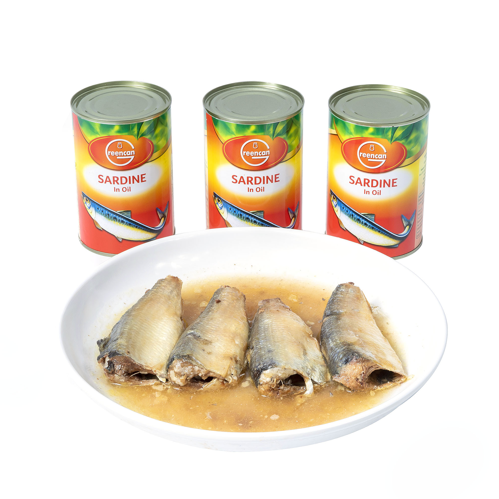 2022 Hottest Wholesale Home Cooking Canned Sardine In Oil  425g