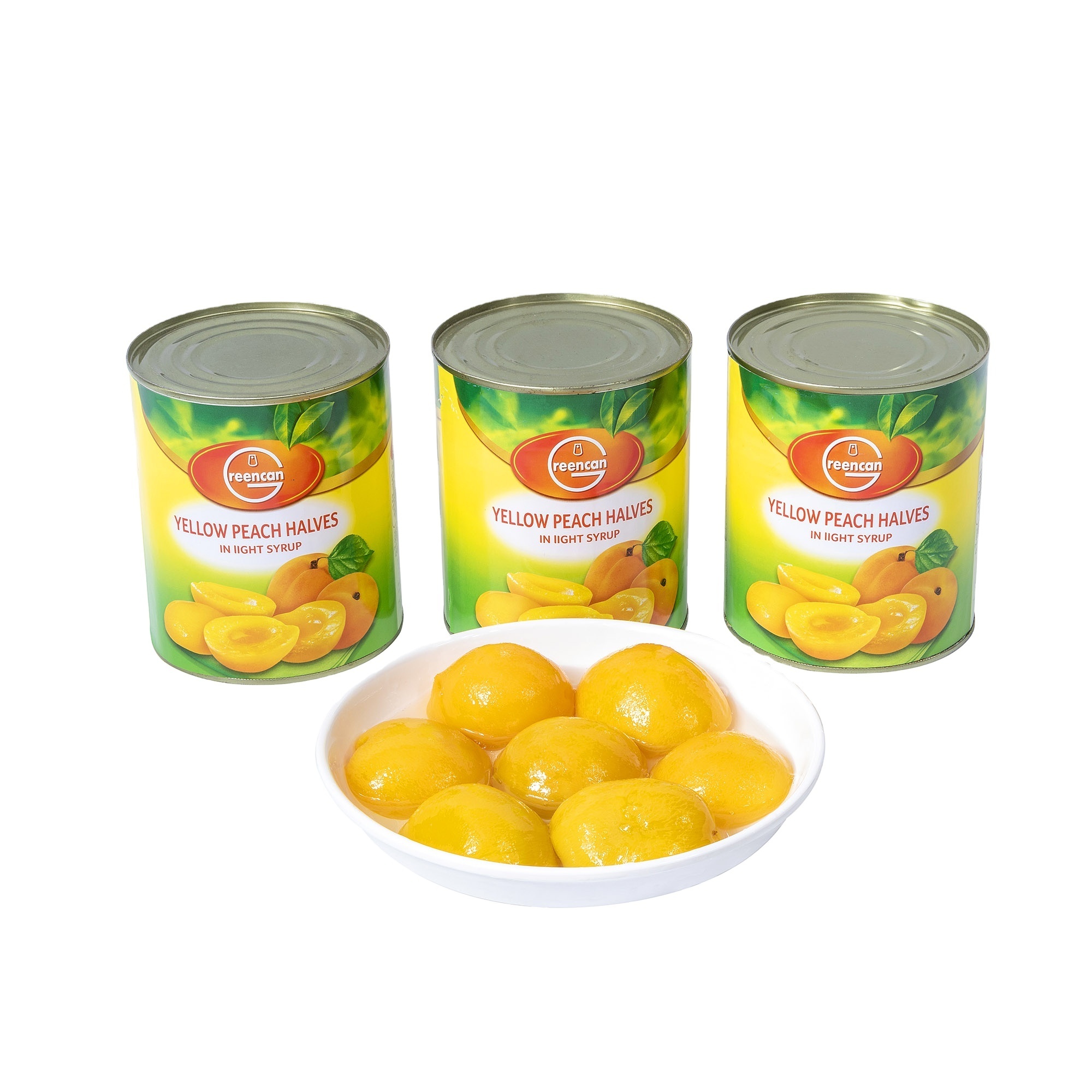 wholesale new crop canned peach halves in light syrup sweet low sugar healthy organic fruit can food snack