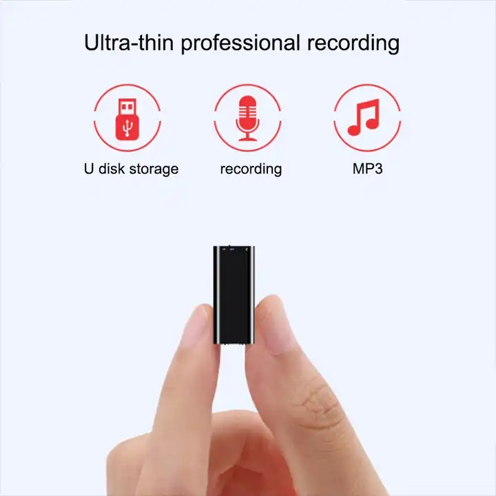 Mini 8GB 16GB Audio Sound Recorder Portable Audio Voice Recorder Micro Digital Voice Recorder