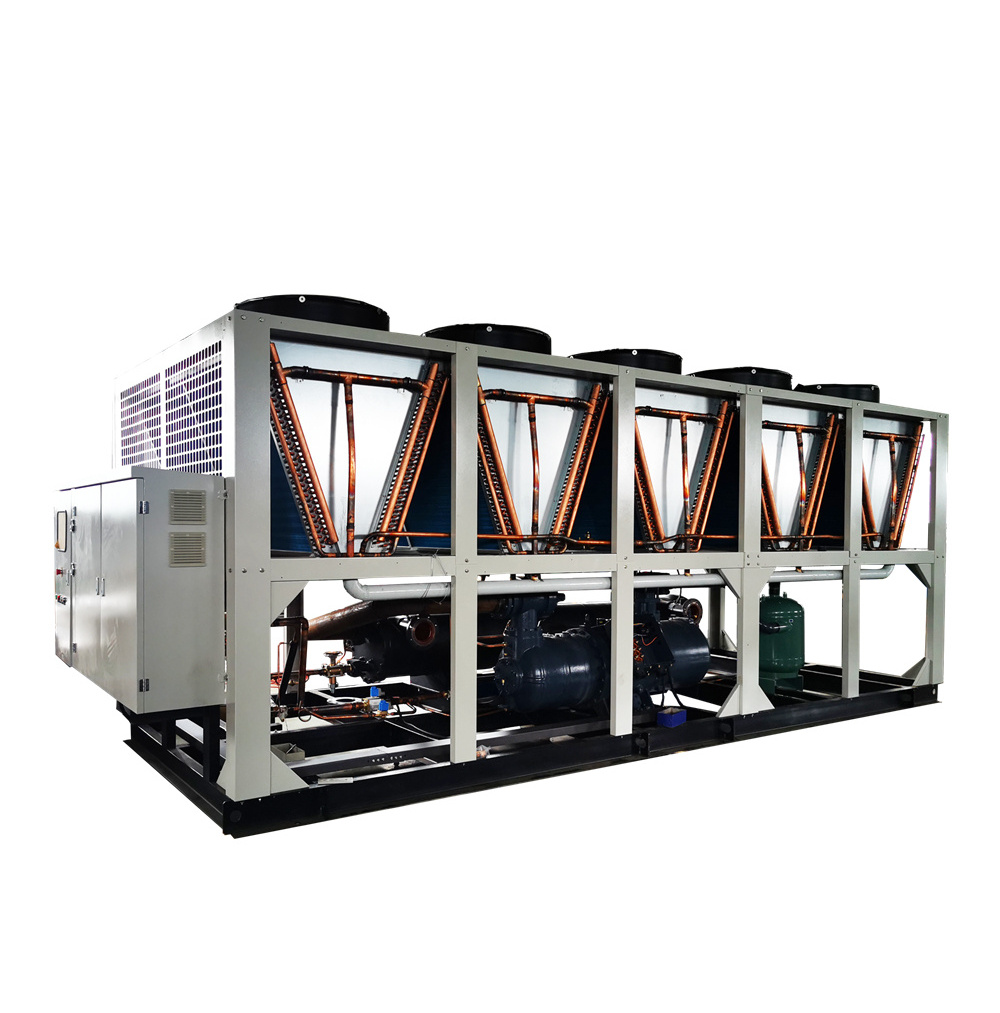 Excellent Cooling 50 Ton 100TR water cooling chiller industrial air cooled screw chiller