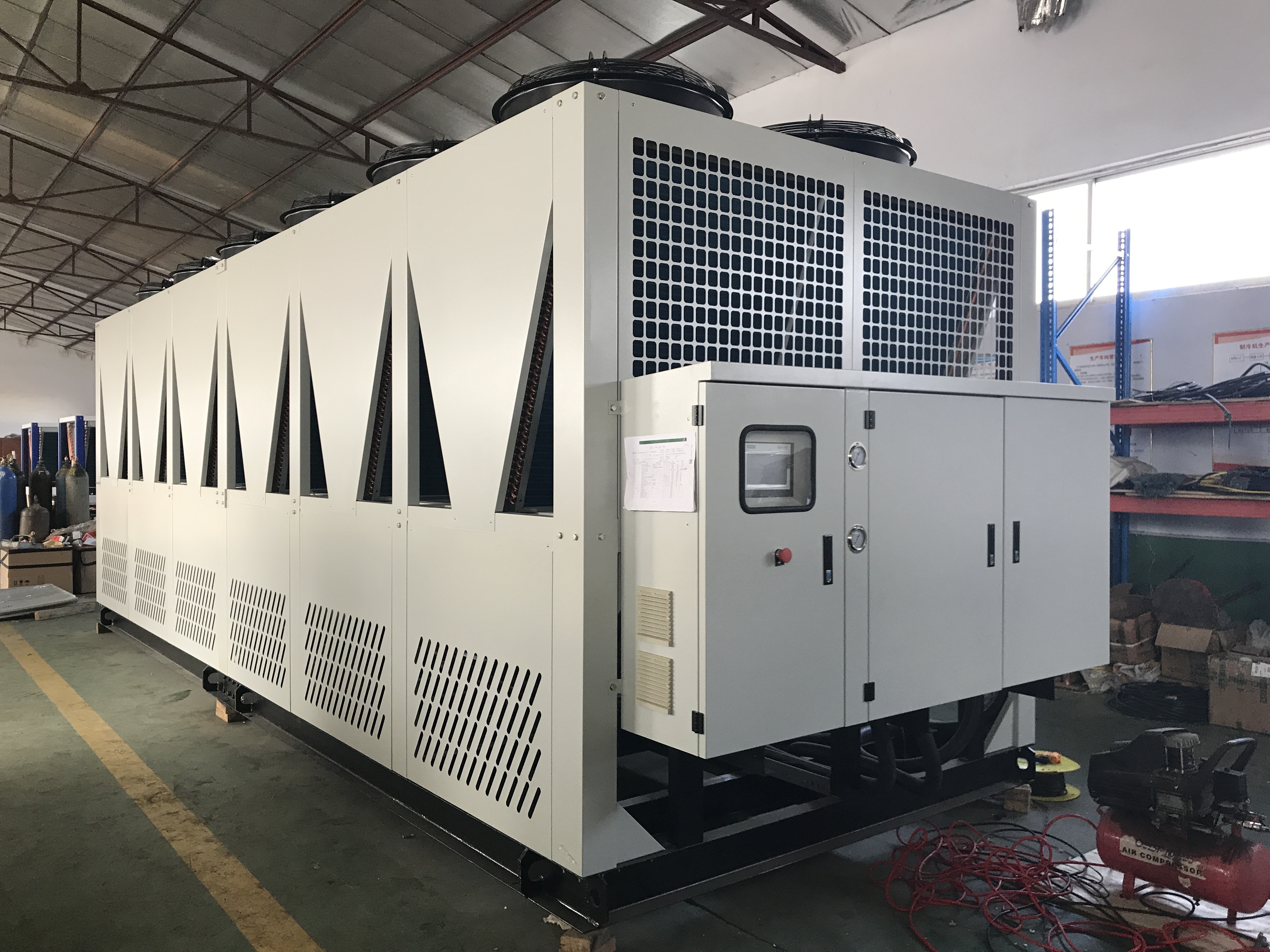 150 Ton Air Cooled Industrial Water Chiller For food process