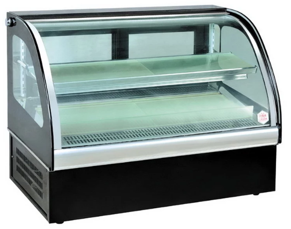 countertop cake showcase 900mm cake display fridge CE counter top cake cooler showcase