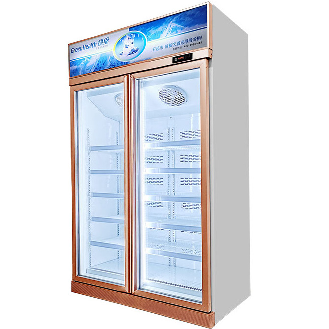 Hypermarket Refrigerator and Freezer Equipment / Display Refrigerator Showcase Standing Freezer