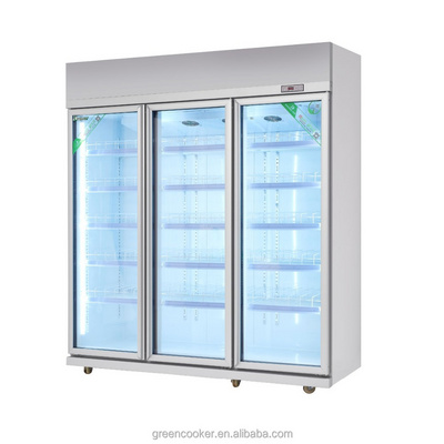 Hypermarket Refrigerator and Freezer Equipment / Display Refrigerator Showcase Standing Freezer